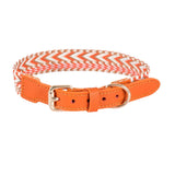 Artisan Leather Collar - Aztec Embossing - 1