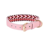 Artisan Aztec Embossed Leather Dog Collar - Aztec Leather | PAWD