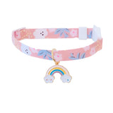 Pastel Star Pattern Dog Collar with Bell - view 21