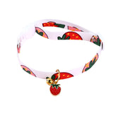 Pastel Star Pattern Dog Collar with Bell - view 25