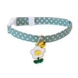 Pastel Star Pattern Dog Collar with Bell - additional view