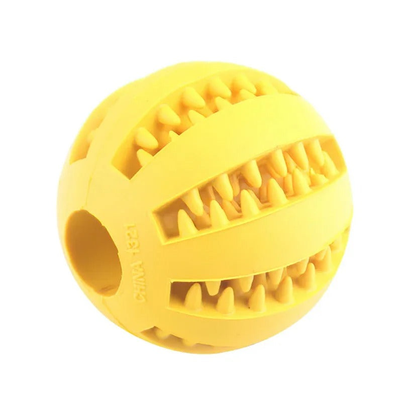 Delight Elastic Natural Rubber Teeth-Cleaning Ball - front view