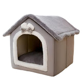 Dreamy Soft Pet House with Removable Winter Cushion - hardware close-up