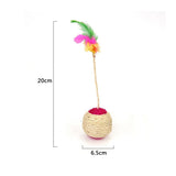 Feathered Interactive Sisal Scratching - 2