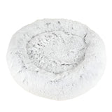 Fluffy Plush Donut Nest Pet Bed - Plush | PAWD