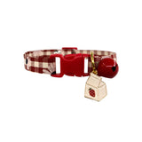 Gingham Flower Pattern Pendant - 14