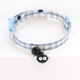 Gingham Flower Pattern Pendant - 3