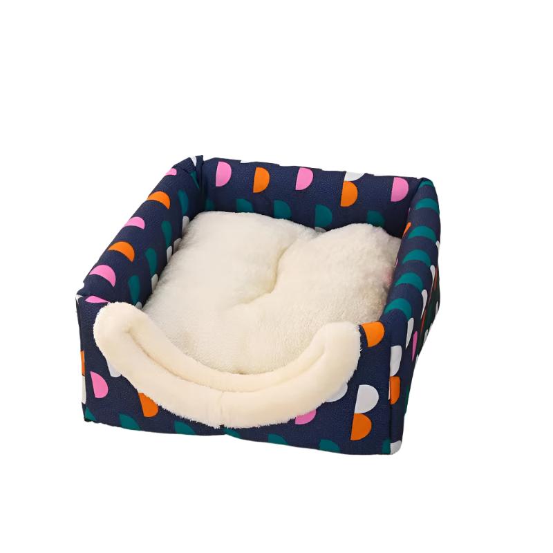 Cosy Foldable House-Style Pet Bed - hardware close-up