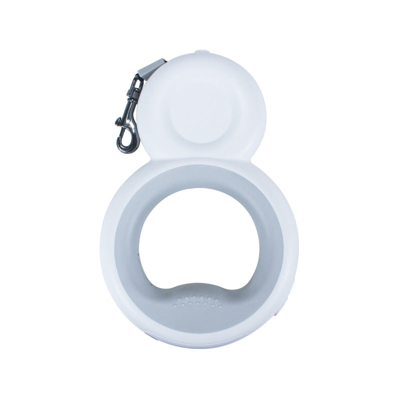 LED Light-Up Retractable Dog Lead - side angle