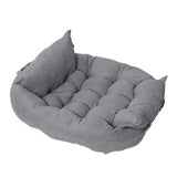 3-in-1 Soft Corduroy Coral Fleece Pet Mat - lifestyle