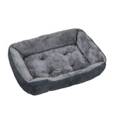 Luxurious Soft Oxford Fabric Cotton Cushion Kennel Pet Bed - side angle