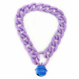 Neon Macaron Bell Dog Collar | PAWD