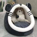 Cosy Nest Basket Lounger Cushion Pet Bed - top view
