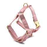 Pink Suade Detachable Bowtie - 1