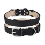 Pastel Plain PU Leather Dog Collar - Pastel Leather | PAWD