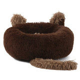 Round Plush Anti-Anxiety Donut Pet Bed - Plush | PAWD