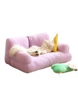 Serene Spot Cosy Sofa Pet Bed - Deluxe - front view
