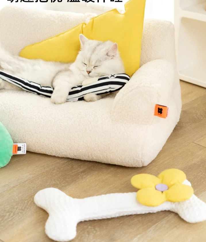 Serene Spot Cosy Sofa Pet Bed - Deluxe - side angle