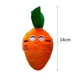Squeaky Premium Fleece Animal Bite-Resistant Chew Toy - size comparison