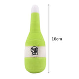 Squeaky Premium Fleece Animal Bite-Resistant Chew Toy - colour detail