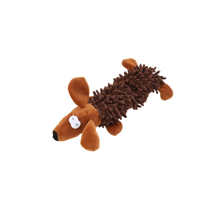 Squeaky Fleece Animal Plush - 1