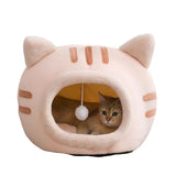 Winter Comfort Premium Dome Nest Pet Bed - side angle