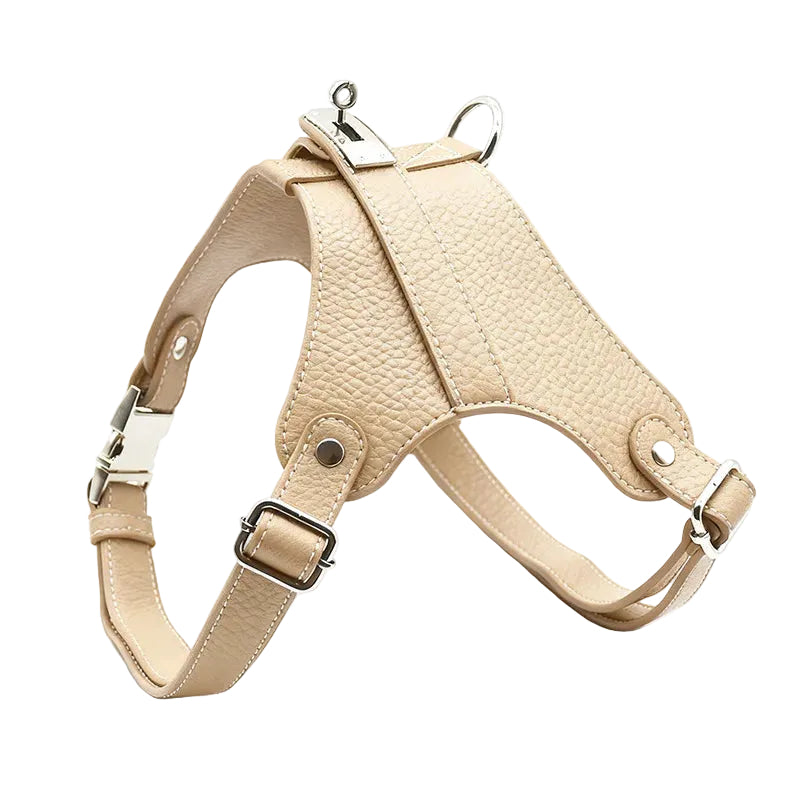 Adjustable Beige Dog Harness by Pawd