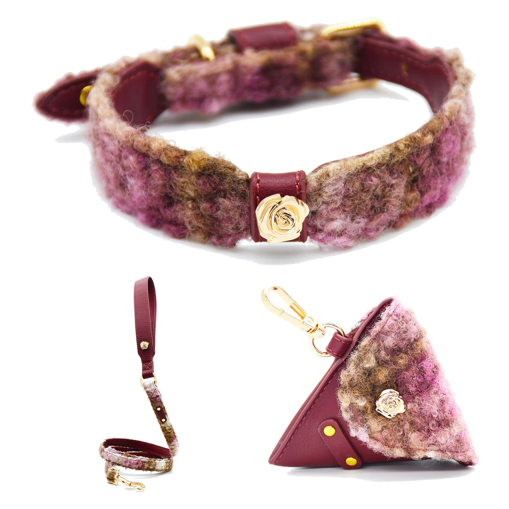Rose Tweed-Look Walk Set