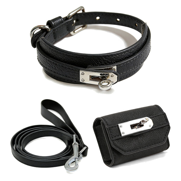 Saddle-Edge Turn-Lock Walk Set - Black
