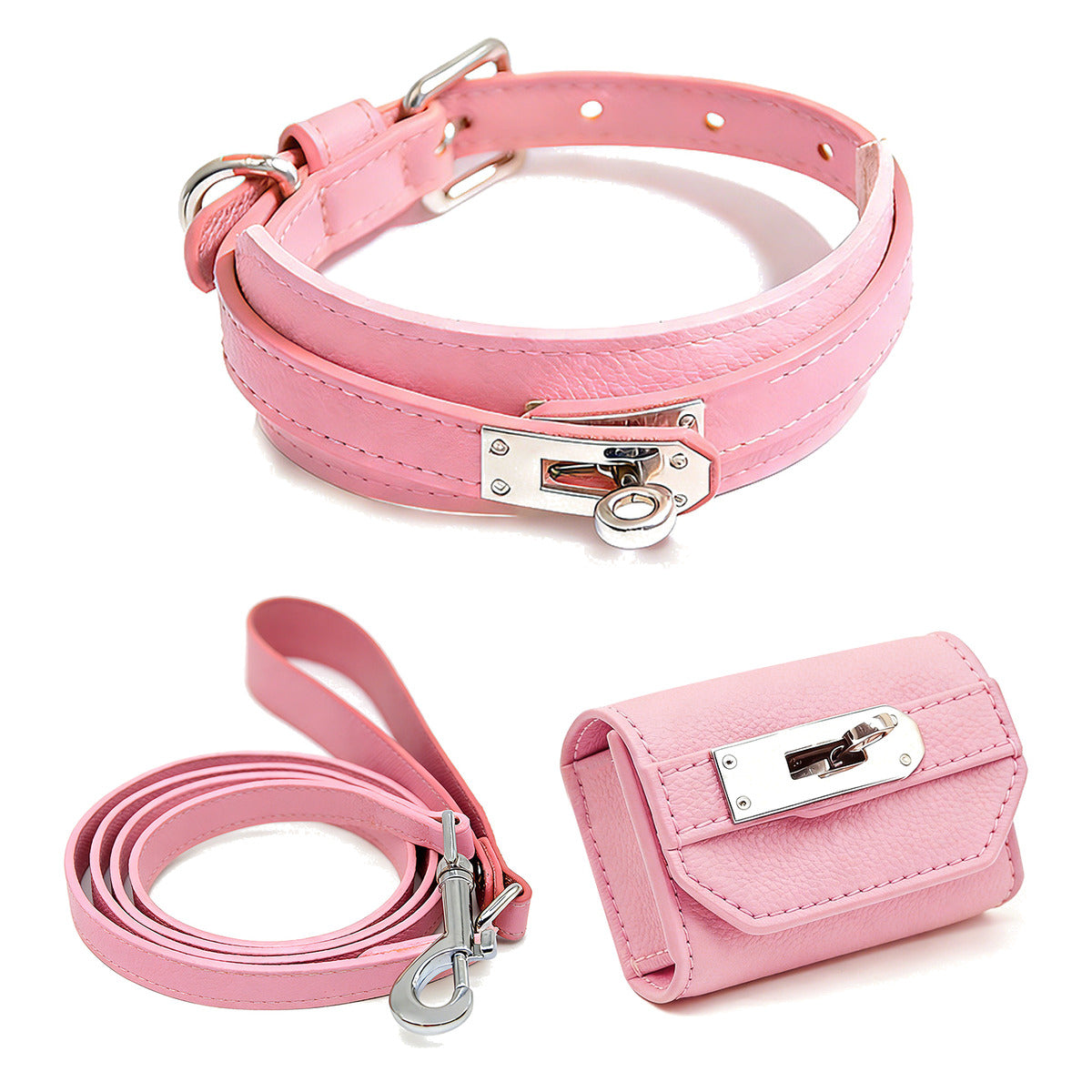 Saddle-Edge Turn-Lock Walk Set - Blush