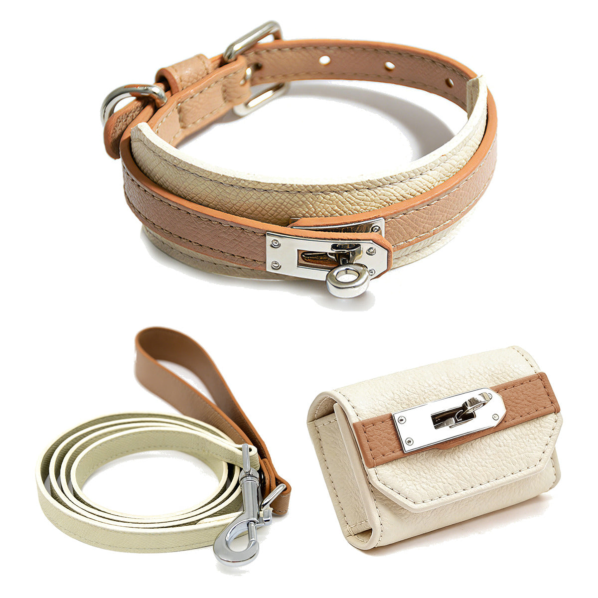 Saddle-Edge Turn-Lock Walk Set - Tan