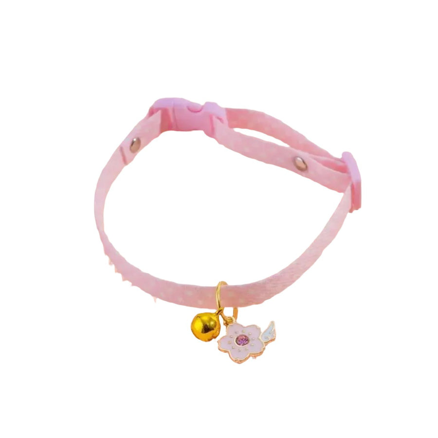 Deluxe Cloud Pastel Heart Pendant Collar