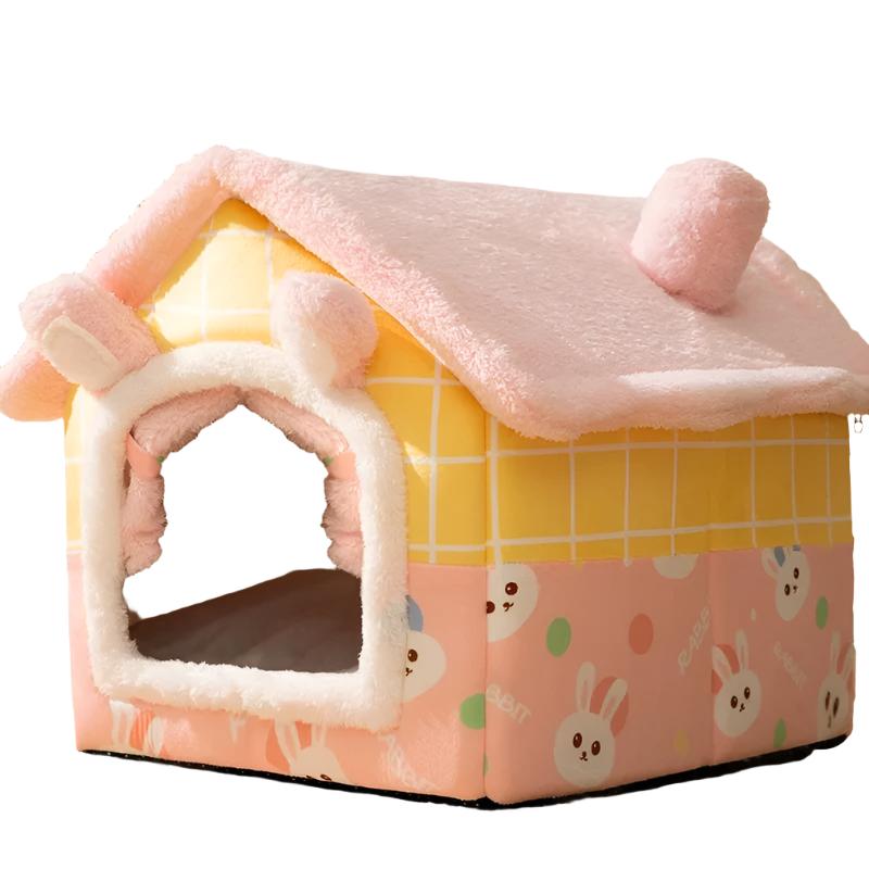 Dreamy Soft House with Removable Cushion for Winter Comfort