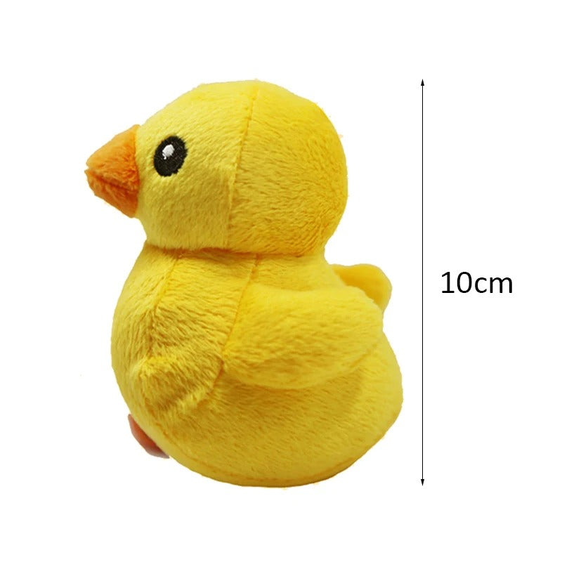 Squeaky Premium Fleece Animal Bite-Resistant Chew Toy