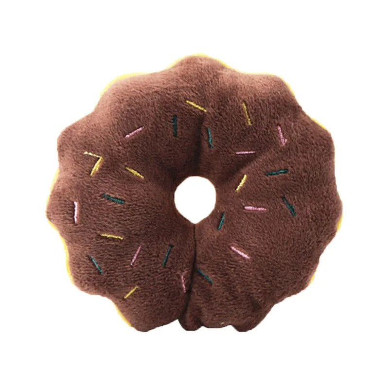 Squeaky Premium Fleece Chow Aggressive Bite-Resistant Chew Toy