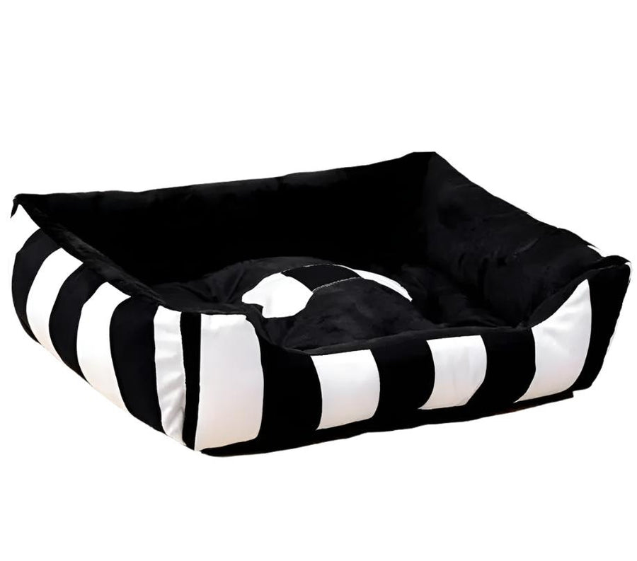 Cozy Kennel Thick Flannel Fleece Soft Linen Pet Bed