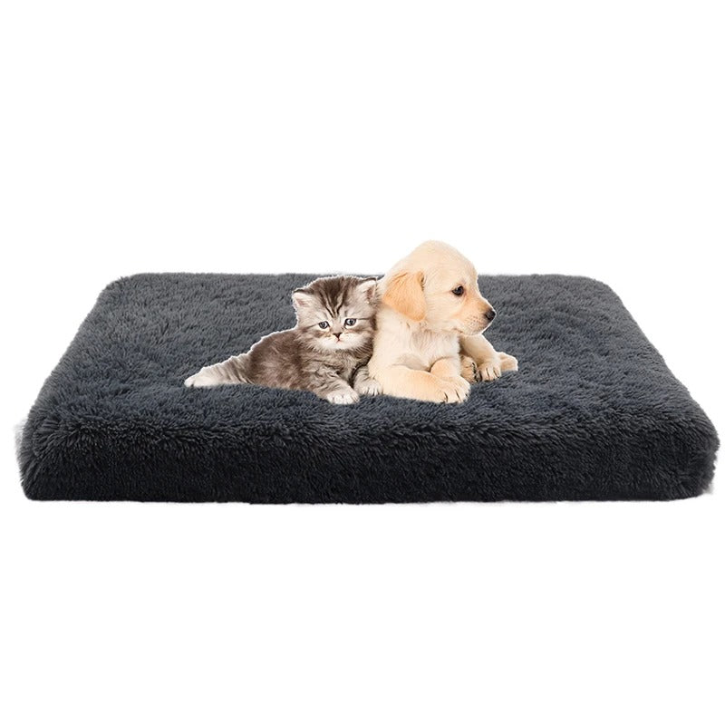 Luxurious Cozy Plush 100% Cotton Cushion Pet Bed