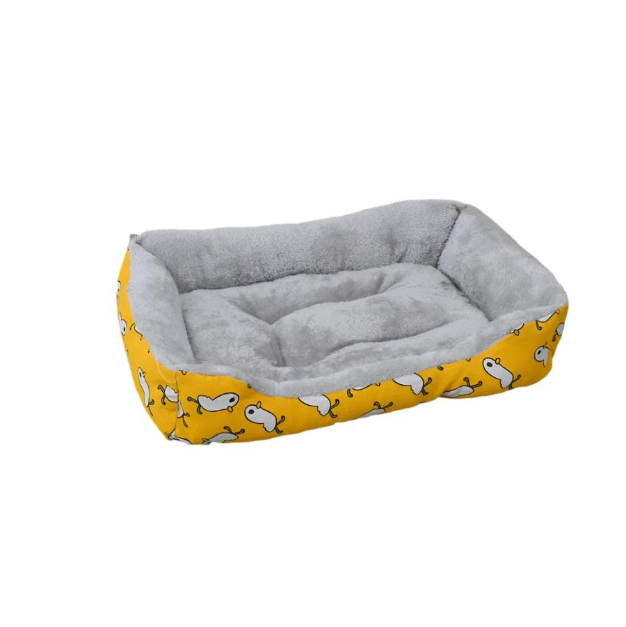 Cozy Nest Breathable Plush Grey Pet Bed