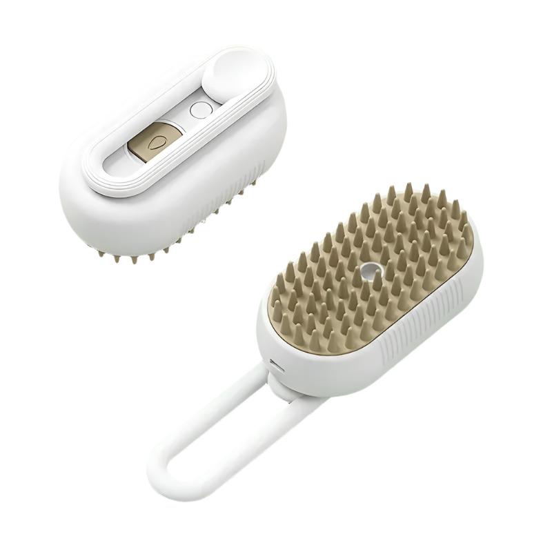 3-in-1 Brush with Steam Spray and Massage