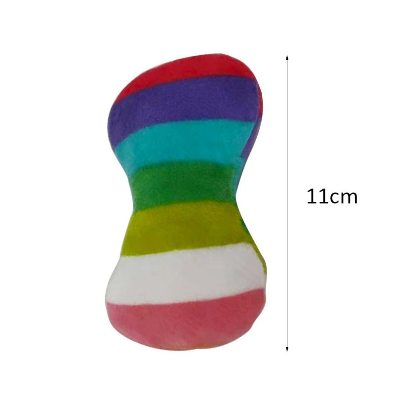 Squeaky Premium Fleece Animal Bite-Resistant Chew Toy