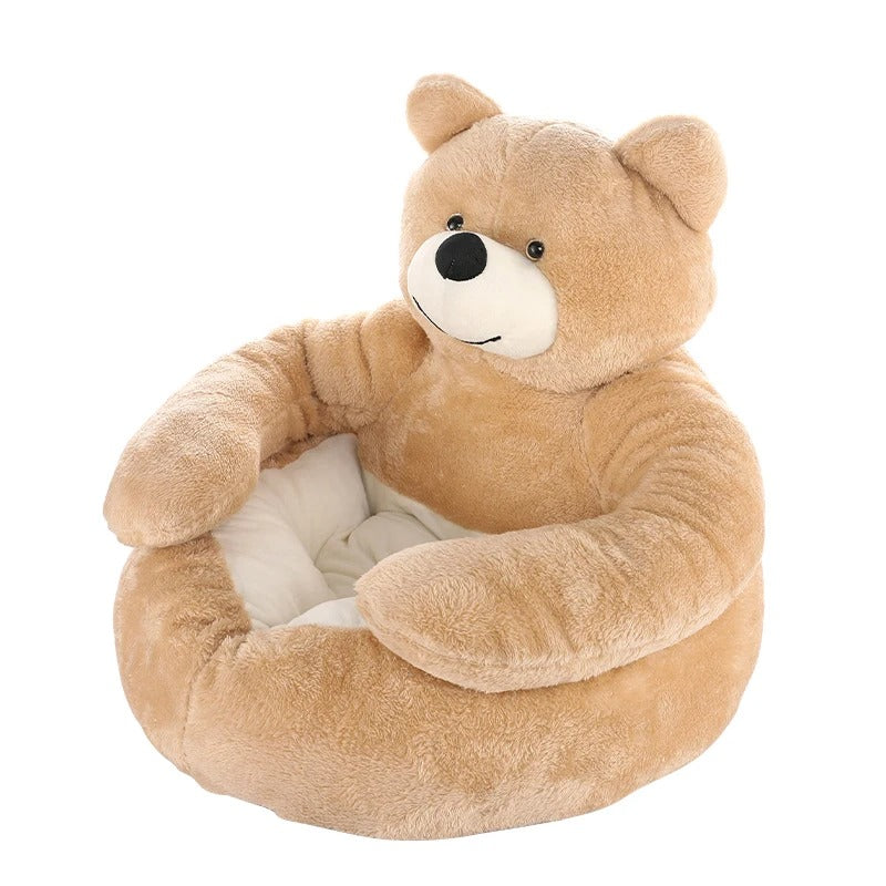 Cuddle Bear Soft Breathable Coral Fleece Warm Pet Bed