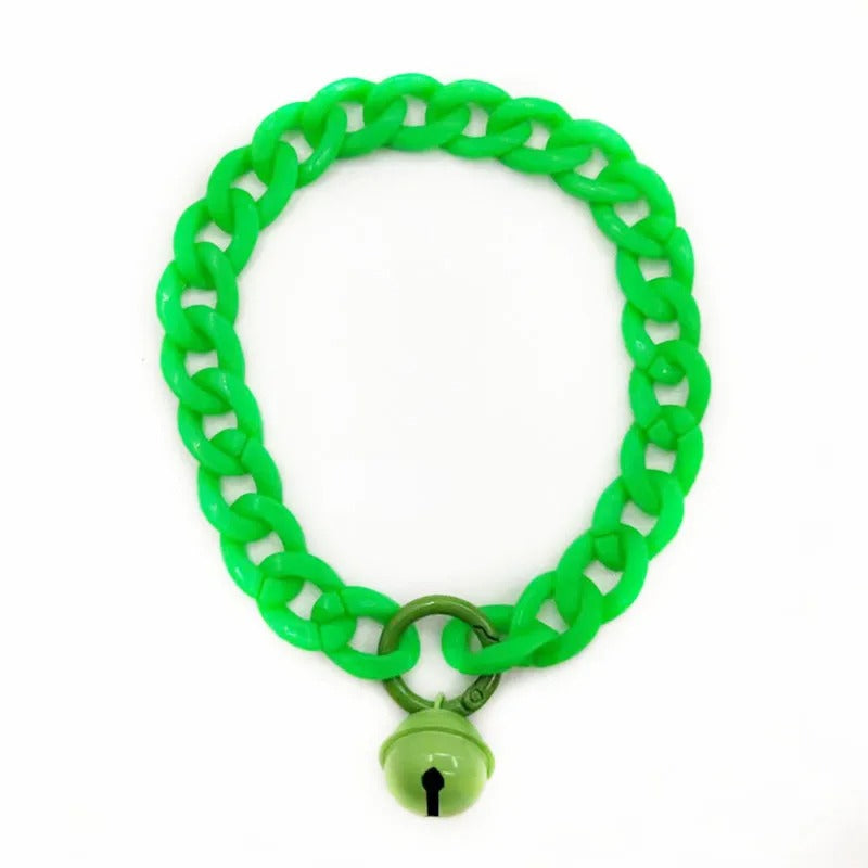 Premium Neon Macaron Collar with Bell