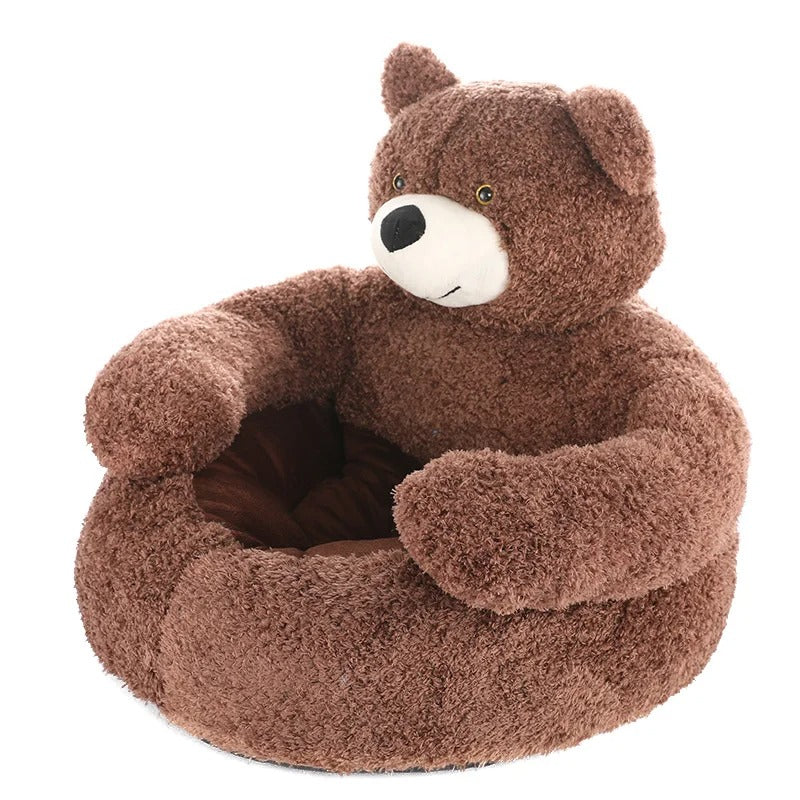 Cuddle Bear Soft Breathable Coral Fleece Warm Pet Bed