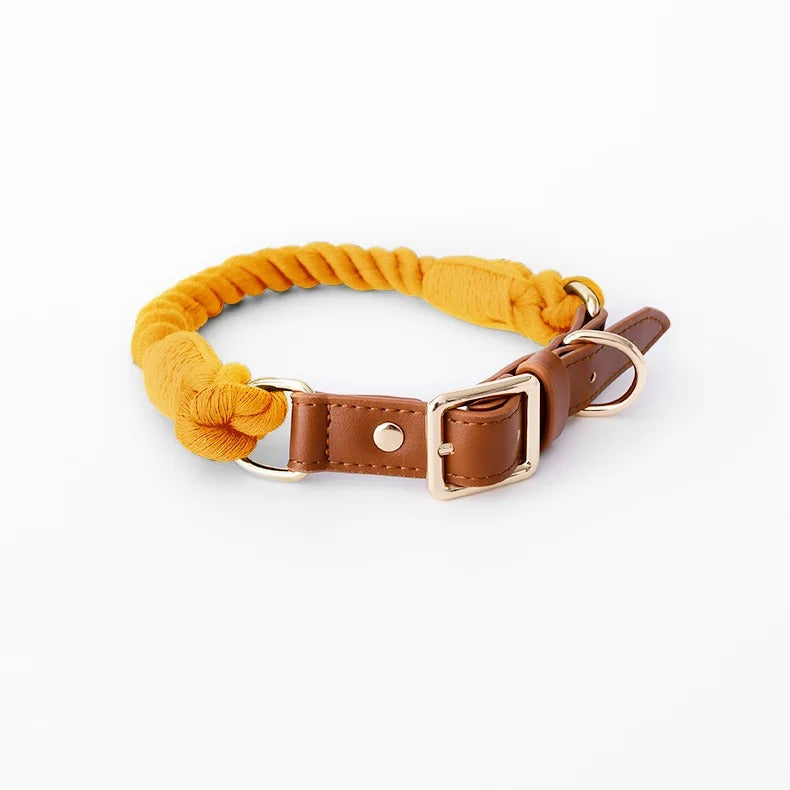 Deluxe Braided Rope Dog Collar