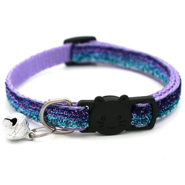 Deluxe Cloud Sparkle Reflective Collar with Bell