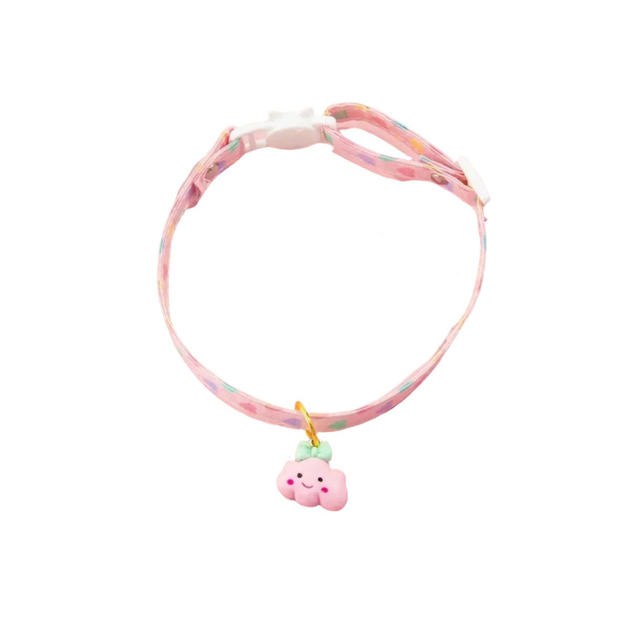 Deluxe Cloud Pastel Heart Pendant Collar