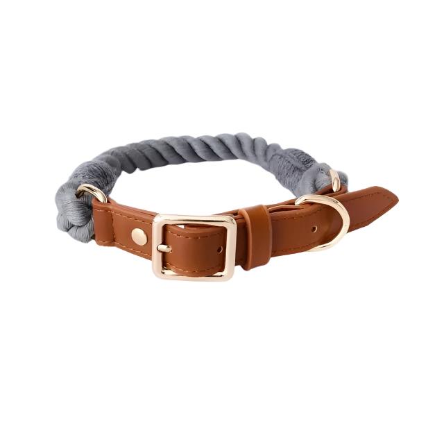 Deluxe Braided Rope Dog Collar