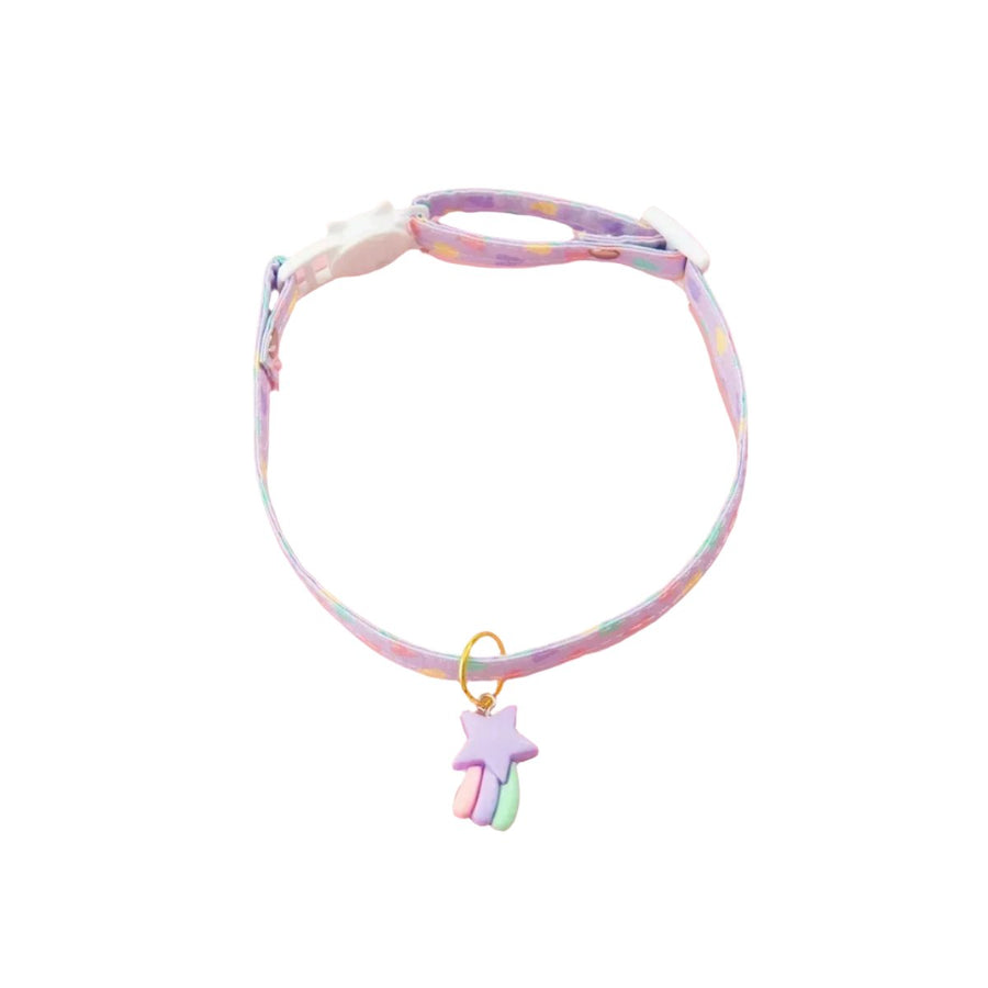 Deluxe Cloud Pastel Heart Pendant Collar