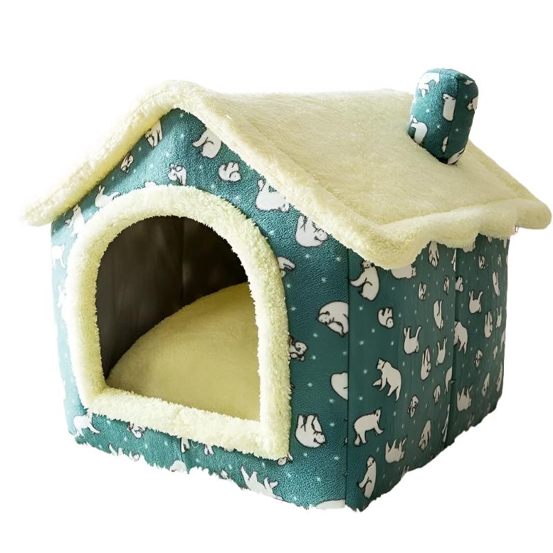 Dreamy Soft House with Removable Cushion for Winter Comfort