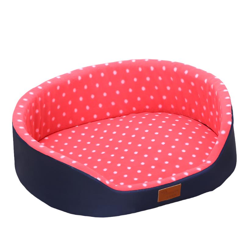 Luxurious Soft Coral Fleece Cushion Double-Sided Pet Bed